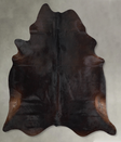 Chocolate X-Large Brazilian Cowhide Rug 7'4"H x 6'8"W #A53268 by Hudson Hides