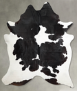 Black and White XX-Large Brazilian Cowhide Rug 8'5"H x 6'7"W #A53269 by Hudson Hides