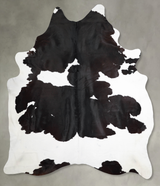 Black and White XX-Large Brazilian Cowhide Rug 8'8"H x 6'8"W #A53271 by Hudson Hides