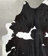 Black and White XX-Large Brazilian Cowhide Rug 8'8"H x 6'8"W #A53271 by Hudson Hides