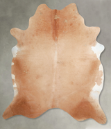 Solid Brown X-Large Brazilian Cowhide Rug 7'5"H x 6'7"W #A53275 by Hudson Hides