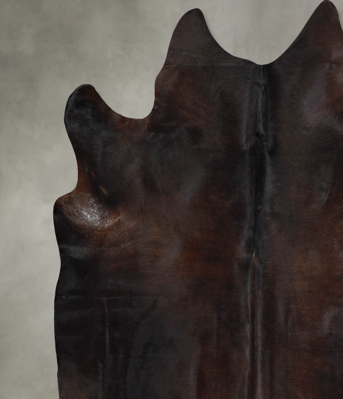 Dark Brindle X-Large Brazilian Cowhide Rug 6'10"H x 7'2"W #A53276 by Hudson Hides