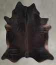 Chocolate XX-Large Brazilian Cowhide Rug 7'10"H x 6'10"W #A53277 by Hudson Hides