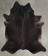 Chocolate XX-Large Brazilian Cowhide Rug 7'10"H x 6'10"W #A53277 by Hudson Hides