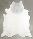 Light Grey XX-Large Brazilian Cowhide Rug 7'9"H x 7'0"W #A53281 by Hudson Hides
