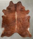 Medium Brindle X-Large Brazilian Cowhide Rug 7'2"H x 5'11"W #A53282 by Hudson Hides
