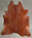 Solid Brown XX-Large Brazilian Cowhide Rug 7'10"H x 7'0"W #A53284 by Hudson Hides