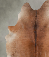 Light Caramel X-Large Brazilian Cowhide Rug 7'6"H x 6'6"W #A53289 by Hudson Hides