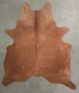 Solid Brown XX-Large Brazilian Cowhide Rug 8'2"H x 6'5"W #A53291 by Hudson Hides