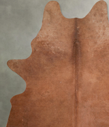 Solid Brown XX-Large Brazilian Cowhide Rug 8'2"H x 6'5"W #A53291 by Hudson Hides