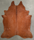 Solid Brown XX-Large Brazilian Cowhide Rug 8'5"H x 7'2"W #A53297 by Hudson Hides