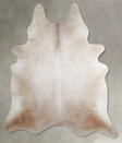 Taupe XX-Large Brazilian Cowhide Rug 8'4"H x 6'11"W #A53298 by Hudson Hides