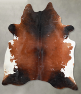 Warm Caramel XX-Large Brazilian Cowhide Rug 7'9"H x 6'6"W #A53302 by Hudson Hides