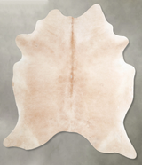 Beige X-Large Brazilian Cowhide Rug 7'4"H x 6'2"W #A53303 by Hudson Hides