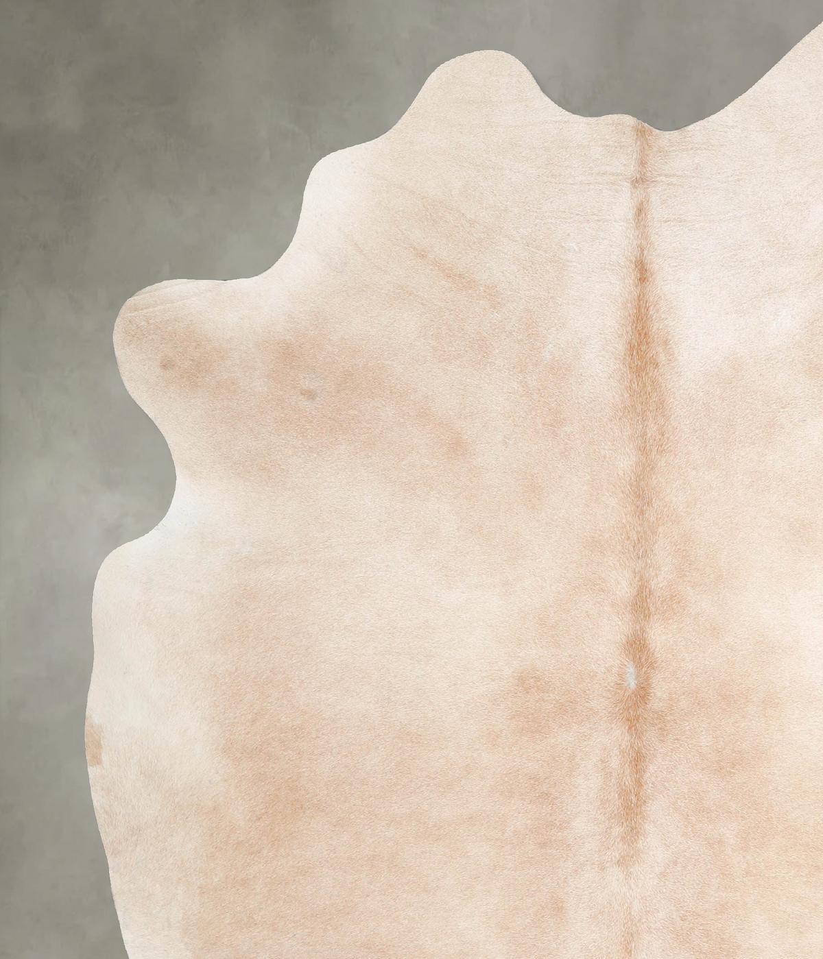 Beige X-Large Brazilian Cowhide Rug 7'4"H x 6'2"W #A53303 by Hudson Hides