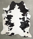 Black and White X-Large Brazilian Cowhide Rug 7'4"H x 6'0"W #A53306 by Hudson Hides