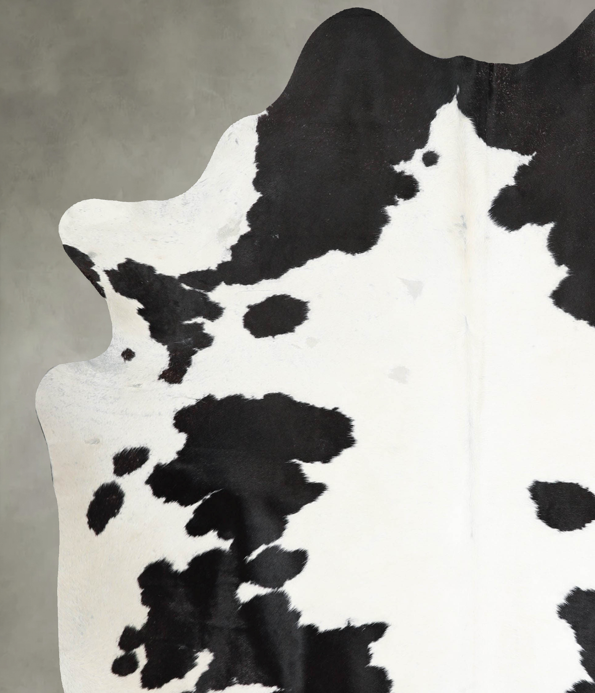 Black and White X-Large Brazilian Cowhide Rug 7'4"H x 6'0"W #A53306 by Hudson Hides