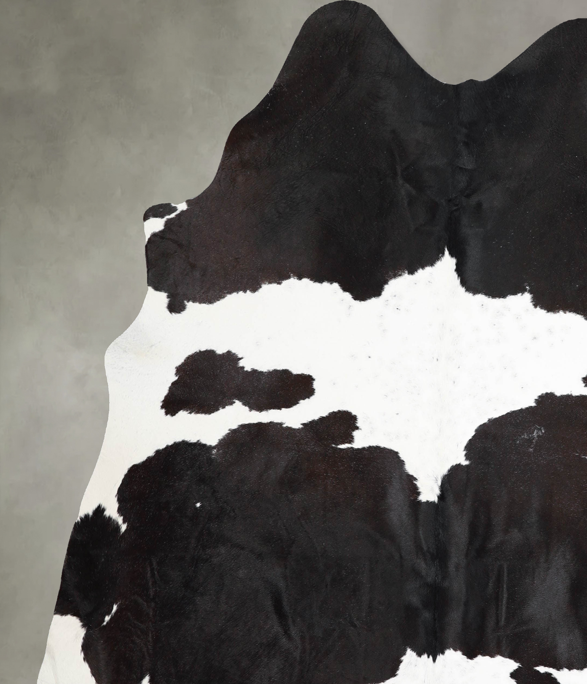 Black and White X-Large Brazilian Cowhide Rug 7'4"H x 6'8"W #A53309 by Hudson Hides
