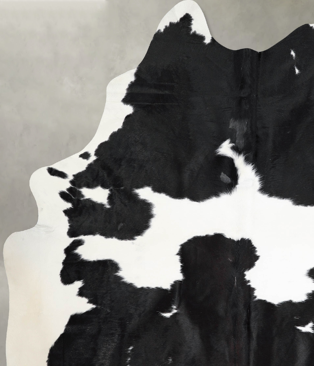 Black and White X-Large Brazilian Cowhide Rug 7'7"H x 5'11"W #A53312 by Hudson Hides