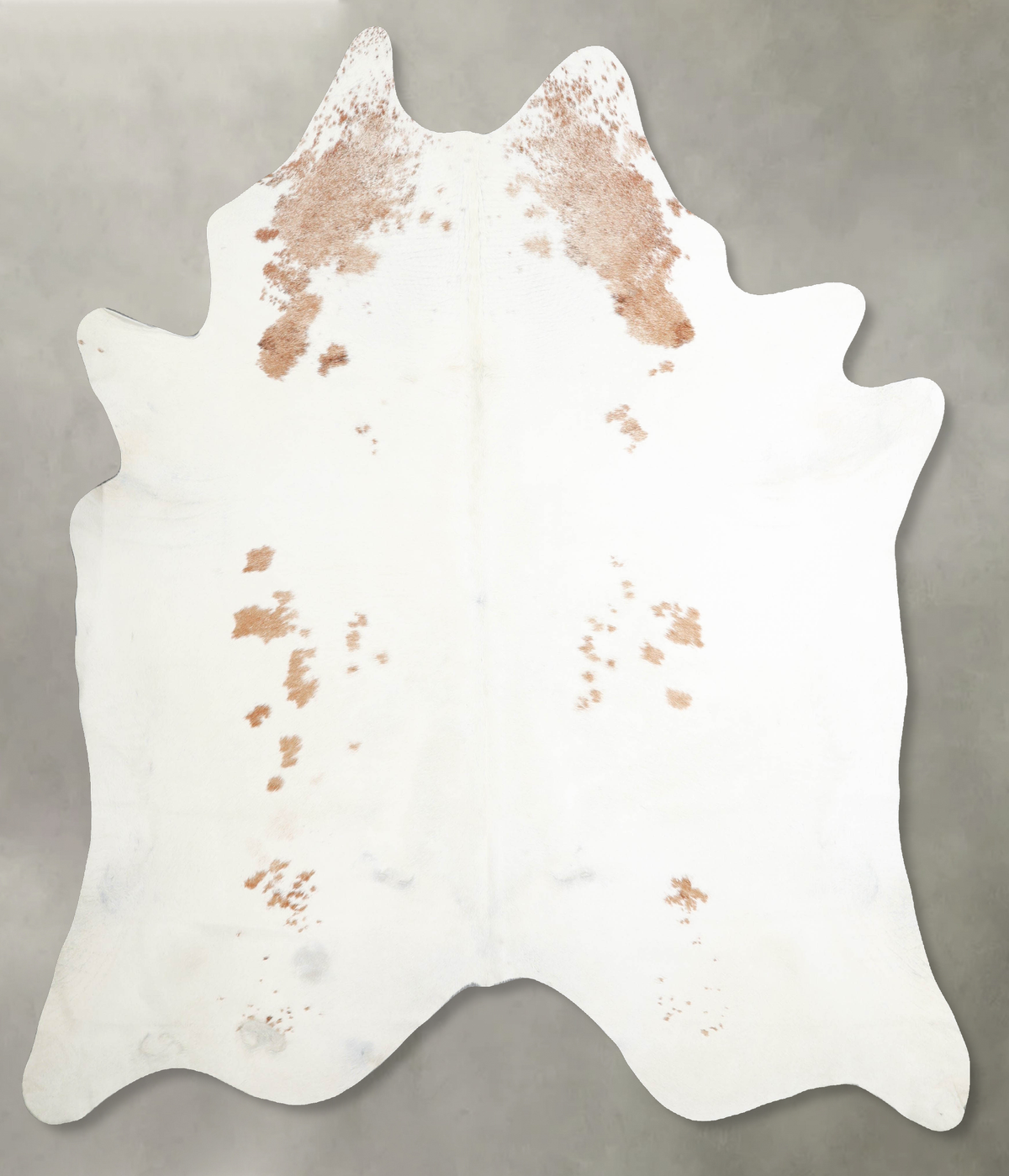 Beige and White Cowhide Rug #A53317