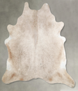 Champagne XX-Large Brazilian Cowhide Rug 7'5"H x 6'10"W #A53319 by Hudson Hides