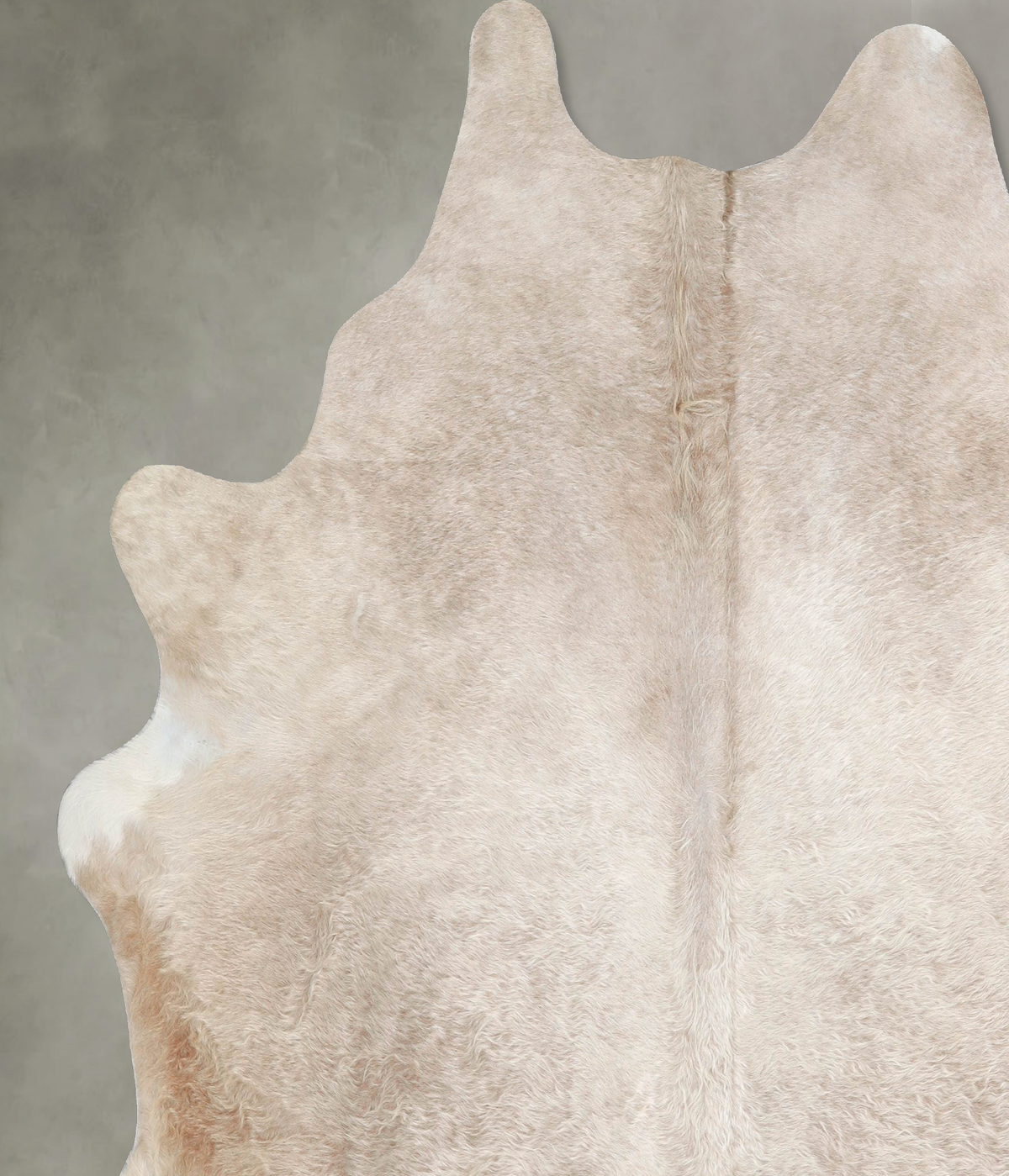 Champagne XX-Large Brazilian Cowhide Rug 7'5"H x 6'10"W #A53319 by Hudson Hides