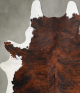 Medium Brindle X-Large Brazilian Cowhide Rug 7'9"H x 6'5"W #A53320 by Hudson Hides
