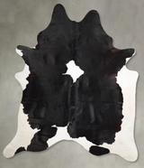 Black and White XX-Large Brazilian Cowhide Rug 8'2"H x 6'8"W #A53327 by Hudson Hides
