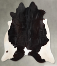 Black and White X-Large Brazilian Cowhide Rug 6'7"H x 6'11"W #A53328 by Hudson Hides
