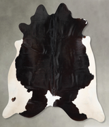 Black and White X-Large Brazilian Cowhide Rug 6'7"H x 6'11"W #A53328 by Hudson Hides