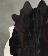 Black and White X-Large Brazilian Cowhide Rug 6'7"H x 6'11"W #A53328 by Hudson Hides