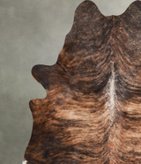 Medium Brindle XX-Large Brazilian Cowhide Rug 8'5"H x 7'7"W #A53333 by Hudson Hides