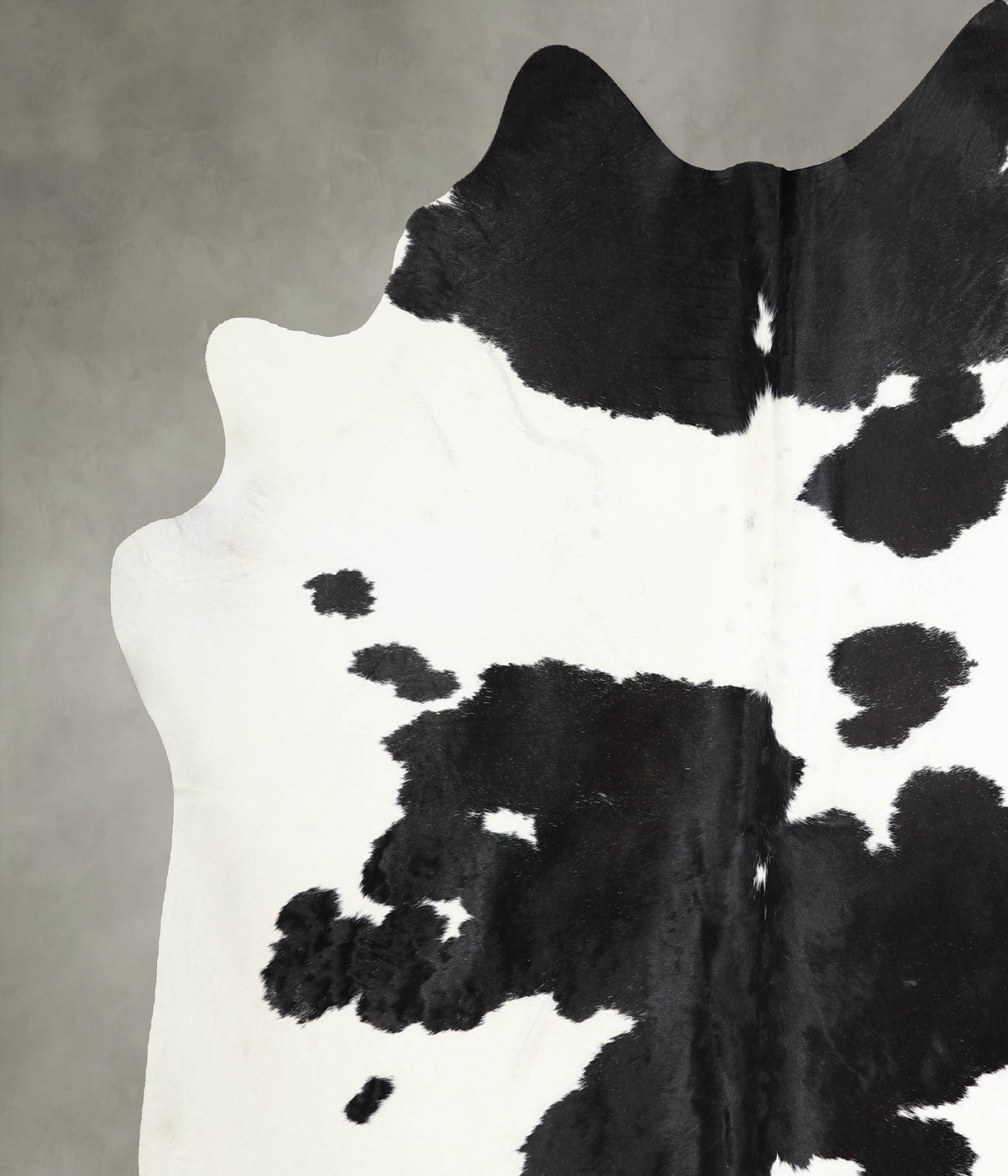 Black and White X-Large Brazilian Cowhide Rug 6'10"H x 7'2"W #A53340 by Hudson Hides