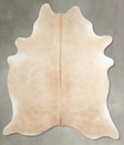 Palomino X-Large Brazilian Cowhide Rug 7'3"H x 6'0"W #A53343 by Hudson Hides