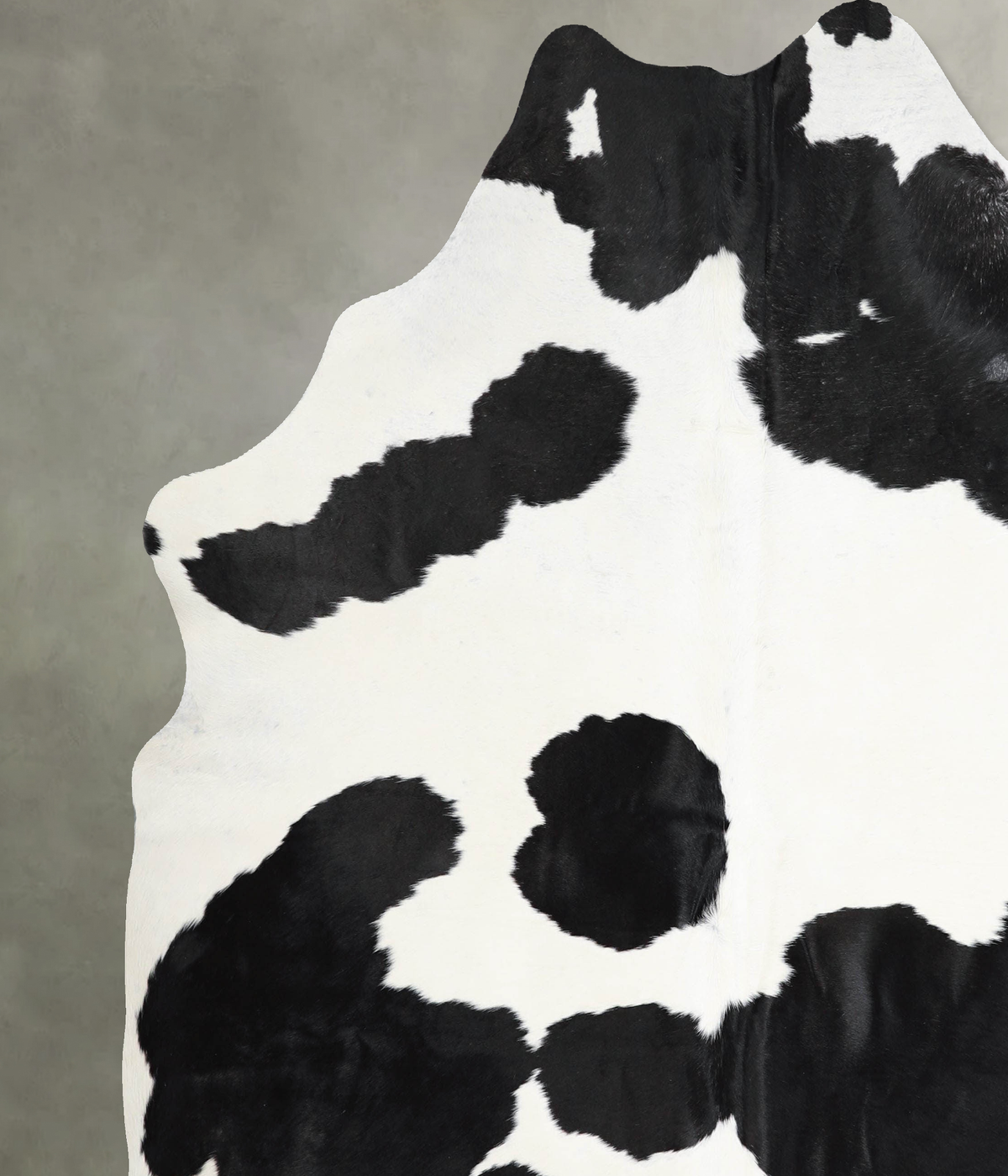 Black and White XX-Large Brazilian Cowhide Rug 7'5"H x 6'11"W #A53344 by Hudson Hides