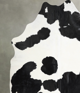 Black and White XX-Large Brazilian Cowhide Rug 7'5"H x 6'11"W #A53344 by Hudson Hides