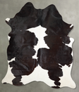 Black and White XX-Large Brazilian Cowhide Rug 7'10"H x 6'5"W #A53348 by Hudson Hides