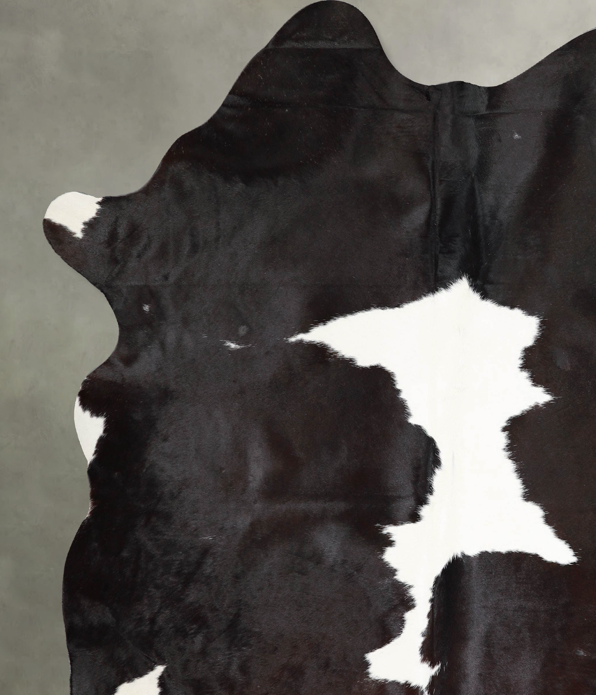 Black and White XX-Large Brazilian Cowhide Rug 7'10"H x 6'5"W #A53348 by Hudson Hides