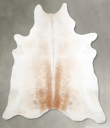 Grey with Beige XX-Large Brazilian Cowhide Rug 7'9"H x 7'1"W #A53353 by Hudson Hides