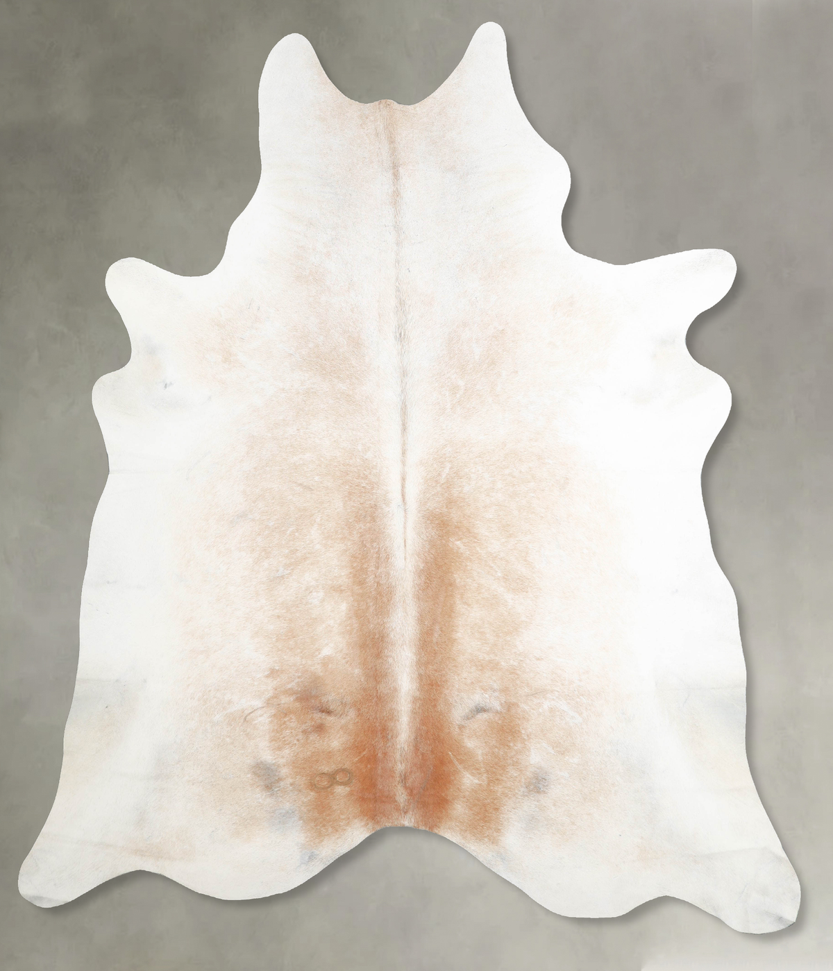 Grey with Beige Cowhide Rug #A53353