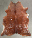 Salt and Pepper Brown X-Large Brazilian Cowhide Rug 7'3"H x 6'7"W #A53359 by Hudson Hides