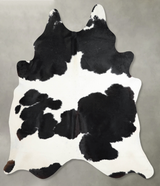 Black and White X-Large Brazilian Cowhide Rug 7'4"H x 6'5"W #A53361 by Hudson Hides