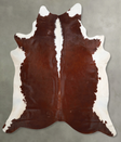 Hereford XX-Large Brazilian Cowhide Rug 7'6"H x 6'9"W #A53364 by Hudson Hides