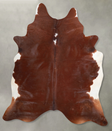 Solid Brown X-Large Brazilian Cowhide Rug 7'5"H x 6'3"W #A53368 by Hudson Hides