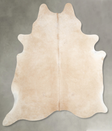 Beige XX-Large Brazilian Cowhide Rug 7'11"H x 6'4"W #A53371 by Hudson Hides