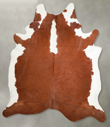 Hereford XX-Large Brazilian Cowhide Rug 7'11"H x 7'1"W #A53375 by Hudson Hides