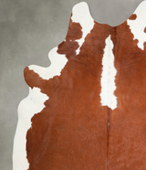 Hereford XX-Large Brazilian Cowhide Rug 7'11"H x 7'1"W #A53375 by Hudson Hides