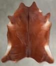 Solid Brown X-Large Brazilian Cowhide Rug 7'2"H x 6'11"W #A53378 by Hudson Hides