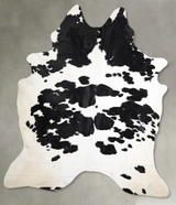 Black and White XX-Large Brazilian Cowhide Rug 8'5"H x 6'4"W #A53380 by Hudson Hides