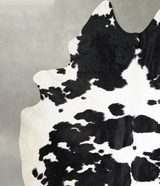 Black and White XX-Large Brazilian Cowhide Rug 8'5"H x 6'4"W #A53380 by Hudson Hides